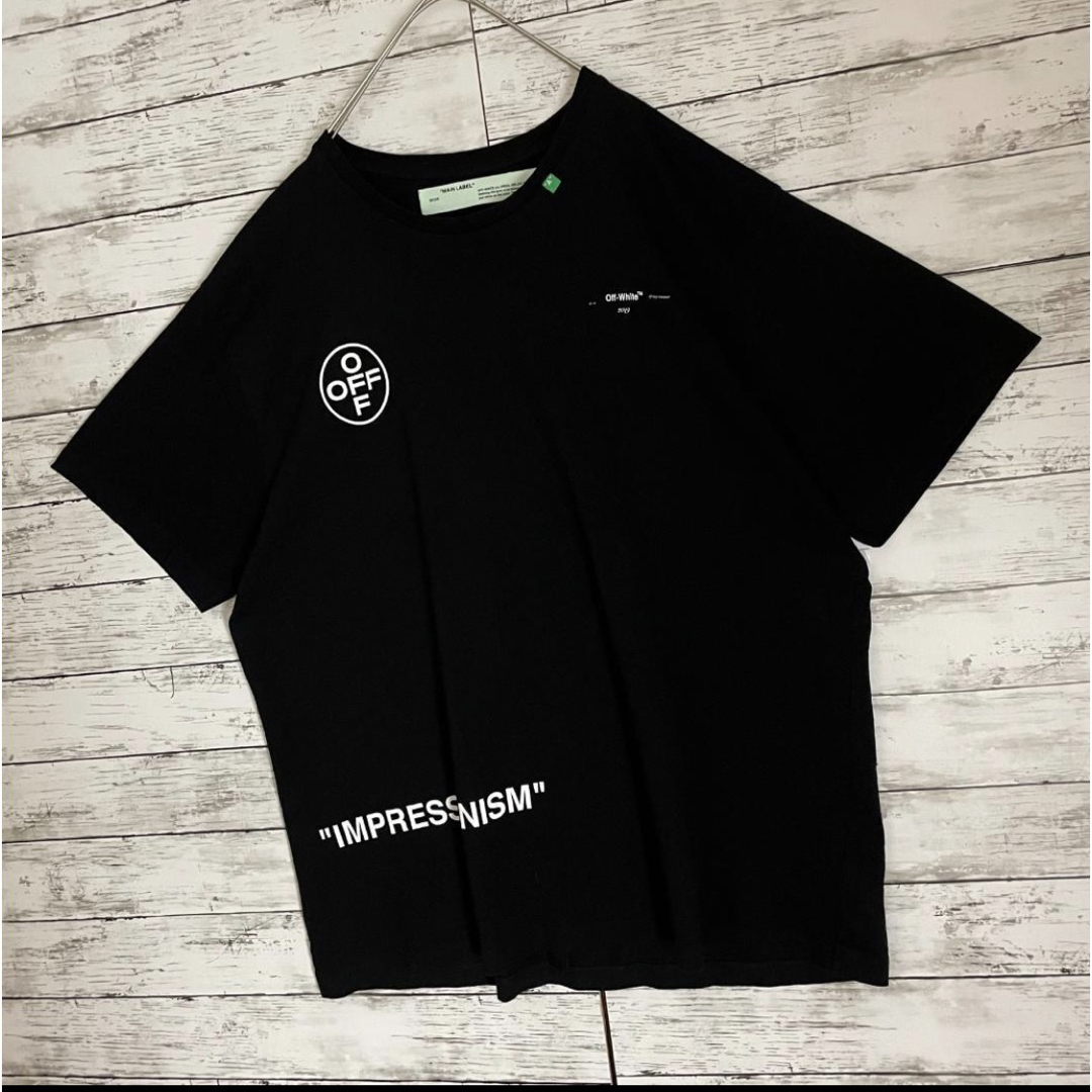 OFF-WHITE(オフホワイト)の【超絶人気デザイン】オフホワイト クロスアロー 奇抜 即完売モデル Tシャツ メンズのトップス(Tシャツ/カットソー(半袖/袖なし))の商品写真