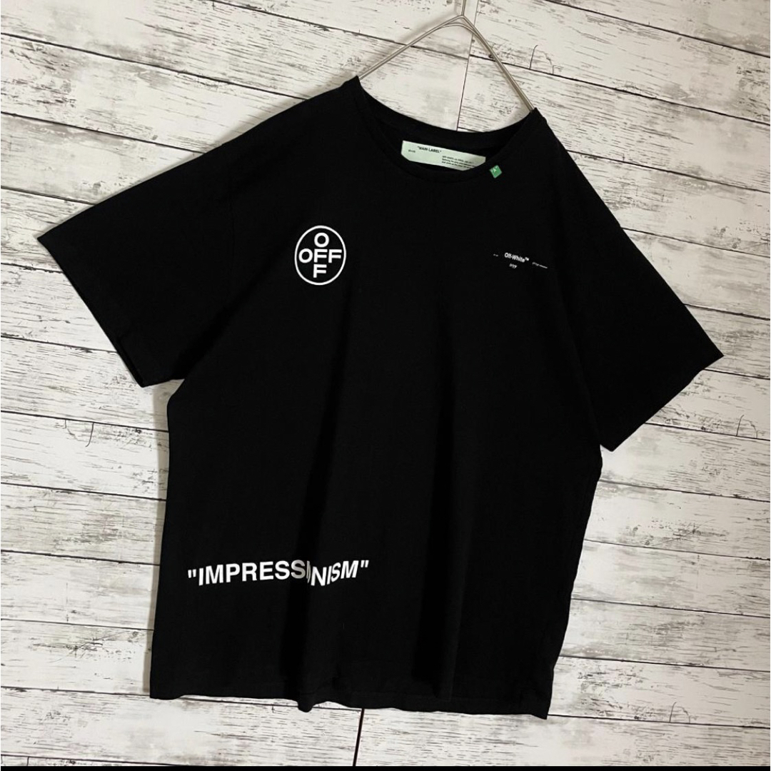 OFF-WHITE(オフホワイト)の【超絶人気デザイン】オフホワイト クロスアロー 奇抜 即完売モデル Tシャツ メンズのトップス(Tシャツ/カットソー(半袖/袖なし))の商品写真