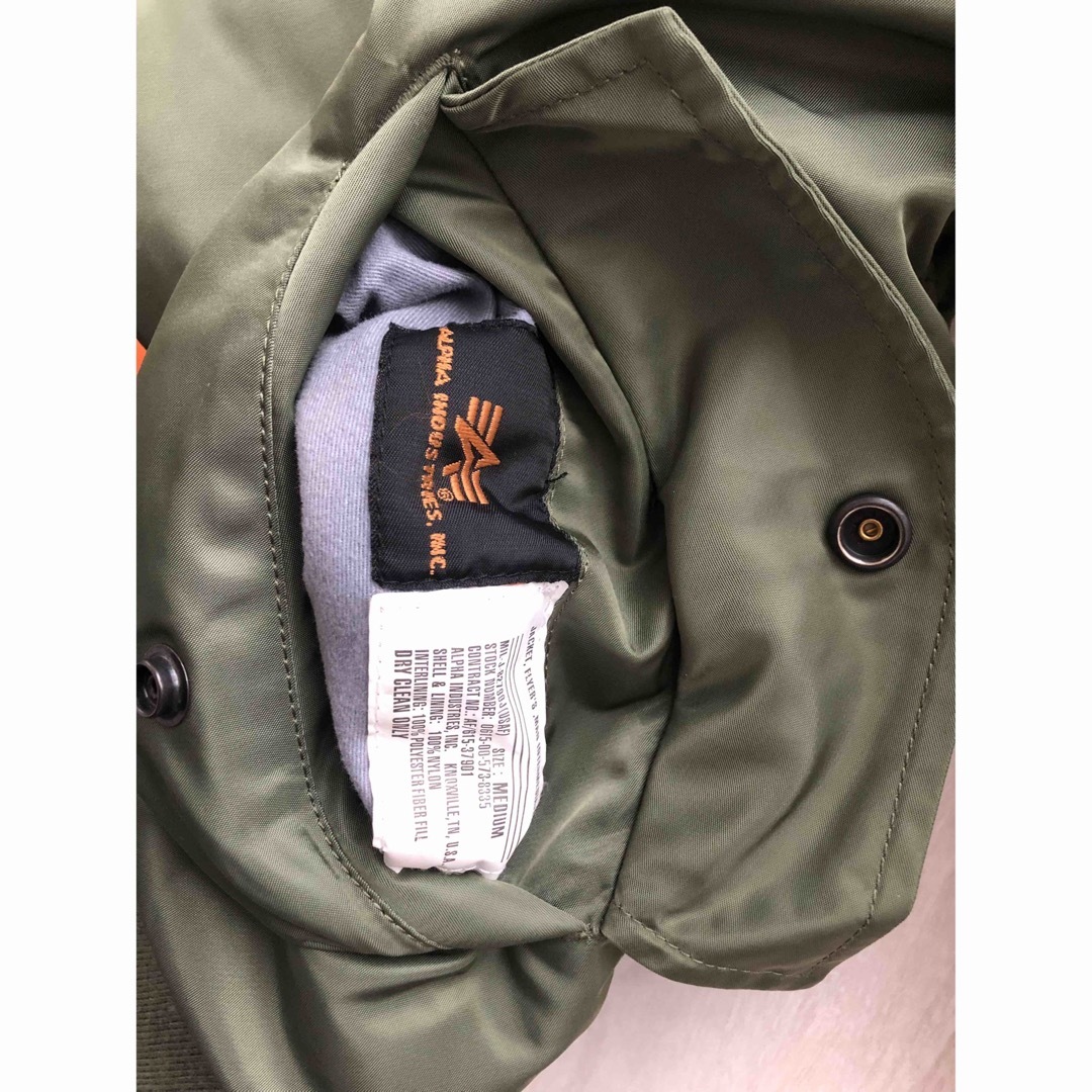 ALPHA INDUSTRIES(アルファインダストリーズ)の値下げ！【ALPHA INDUSTRIES】MA-1ジャケット/JapanFit メンズのジャケット/アウター(フライトジャケット)の商品写真