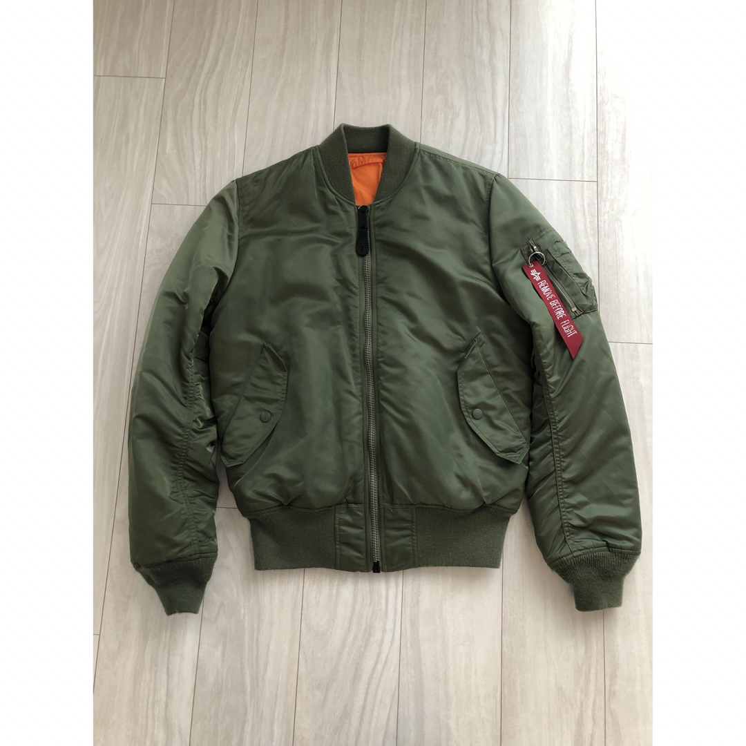 ALPHA INDUSTRIES(アルファインダストリーズ)の値下げ！【ALPHA INDUSTRIES】MA-1ジャケット/JapanFit メンズのジャケット/アウター(フライトジャケット)の商品写真