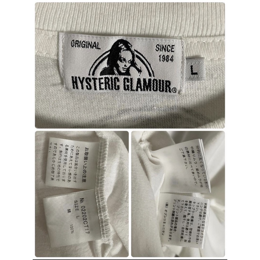 HYSTERIC GLAMOUR(ヒステリックグラマー)の【大人気デザイン】ヒステリックグラマー ヒスガール バックプリント Tシャツ メンズのトップス(Tシャツ/カットソー(半袖/袖なし))の商品写真