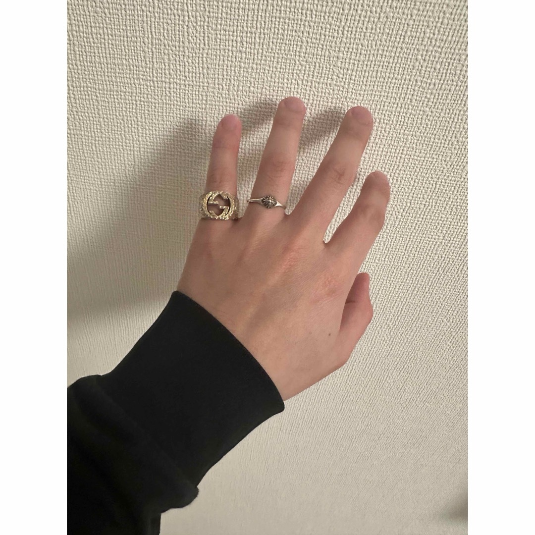 GUCCI - 激レア グッチ 925 インターロッキングG リング 10号 金 GUCCI - 激レア グッチ 925 インターロッキングG リング 10号 金