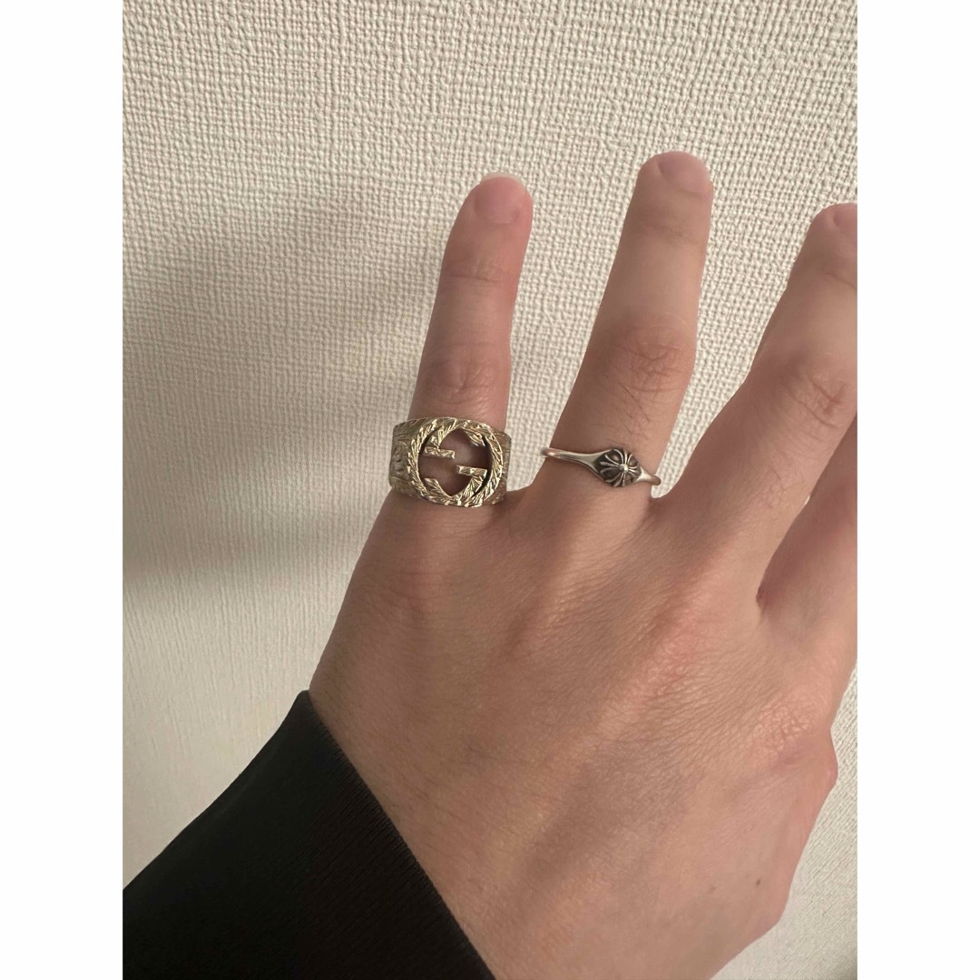 GUCCI - 激レア グッチ 925 インターロッキングG リング 10号 金 GUCCI - 激レア グッチ 925 インターロッキングG リング 10号 金