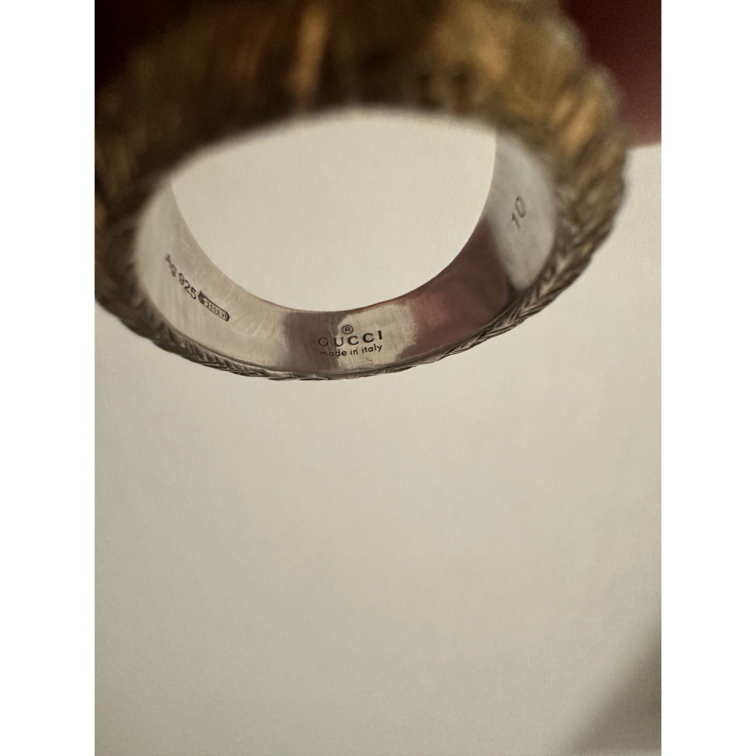 Gucci(グッチ)の激レア グッチ 925 インターロッキングG リング 10号 金  メンズのアクセサリー(リング(指輪))の商品写真