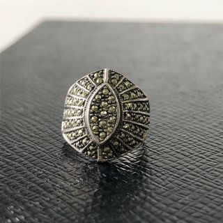 VINTAGE - 指輪 リング ring マーカサイト シルバー 925 刻印 石 VINTAGE - 指輪 リング ring マーカサイト シルバー 925 刻印 石