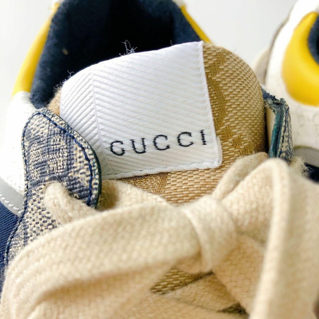 Gucci(グッチ)のグッチ　ライトンスニーカー GG ジャカード 26.5〜27カルーセル 靴 メンズの靴/シューズ(スニーカー)の商品写真