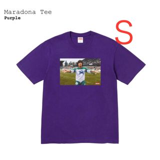 シュプリーム(Supreme)のSupreme Maradona Tee Purple Ｓ(Tシャツ/カットソー(半袖/袖なし))