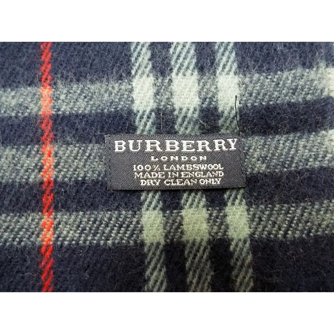 BURBERRY BLACK LABEL(バーバリーブラックレーベル)のBURBERRY BLACK LABEL マフラー　ウール100% レディース  メンズのファッション小物(マフラー)の商品写真