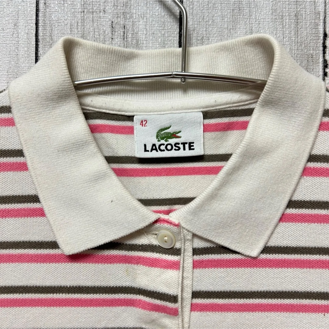 LACOSTE(ラコステ)のLACOSTE ラコステ ポロシャツ Tシャツ 半袖 レディース レディースのトップス(ポロシャツ)の商品写真