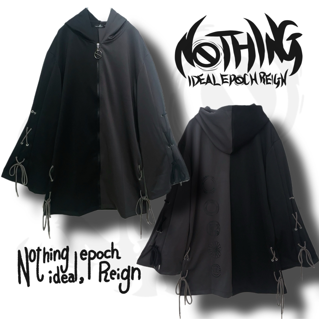 NieR Clothing - NieR clothing ツートンBRAIDジップアウター NieR Clothing - NieR clothing ツートンBRAIDジップアウター
