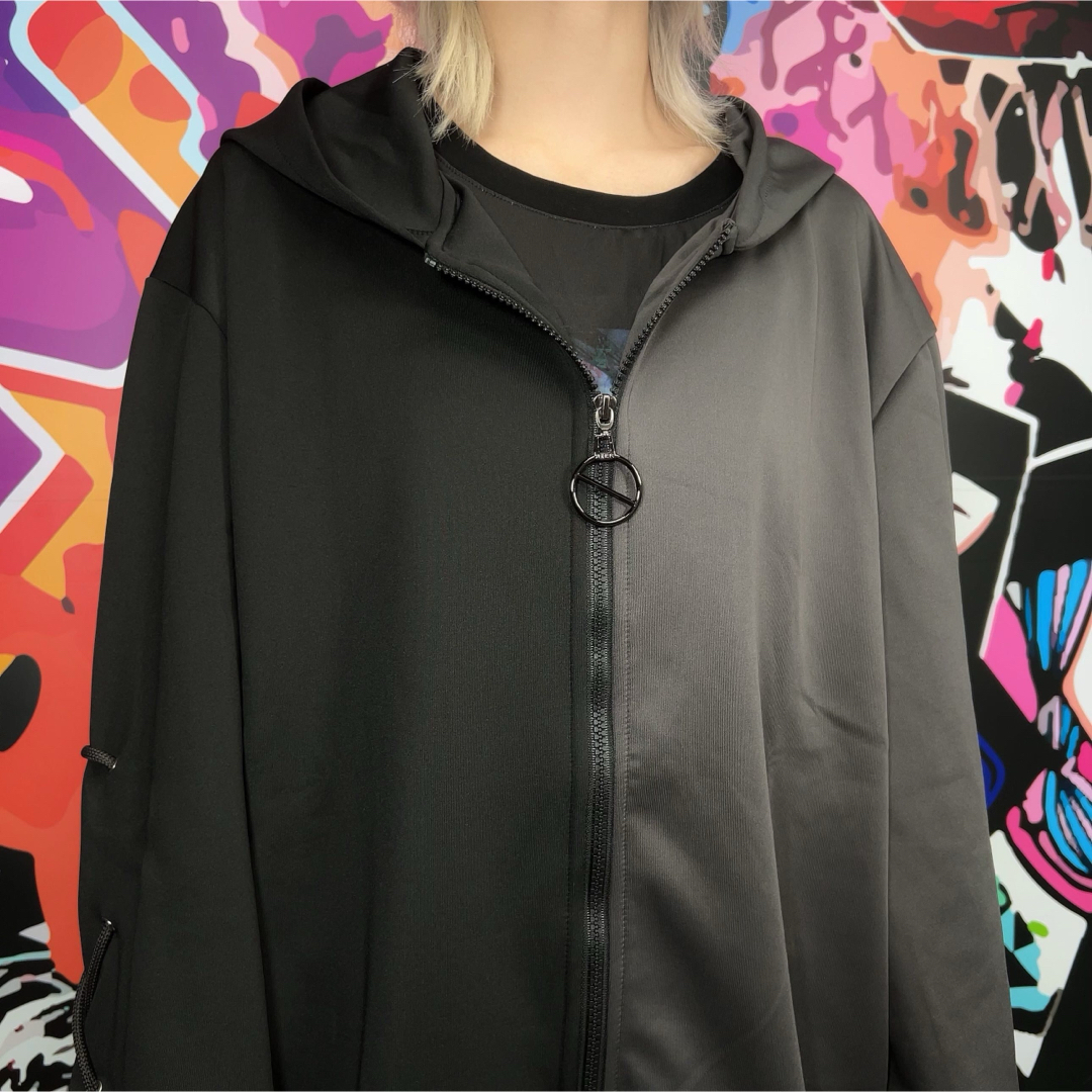 NieR Clothing - NieR clothing ツートンBRAIDジップアウター NieR Clothing - NieR clothing ツートンBRAIDジップアウター