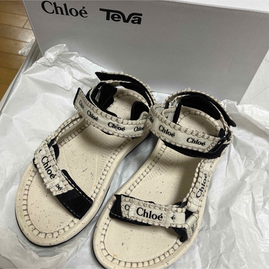 Chloe TEVA サンダル　37 クロエ　コラボ