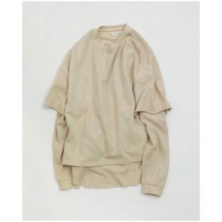 トゥデイフル(TODAYFUL)の【TODAYFUL】layered cotton sweat(トレーナー/スウェット)