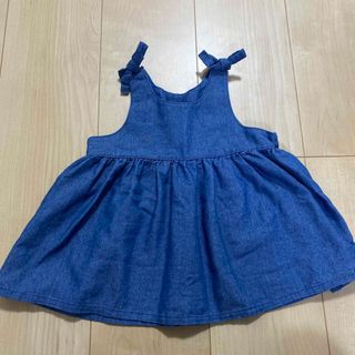 ワンピース☆70☆デニム☆美品(ワンピース)