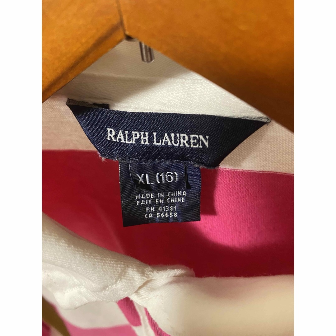 POLO RALPH LAUREN(ポロラルフローレン)のラルフローレン ラガーシャツ レディースS キッズXL RALPHLAUREN レディースのトップス(ポロシャツ)の商品写真