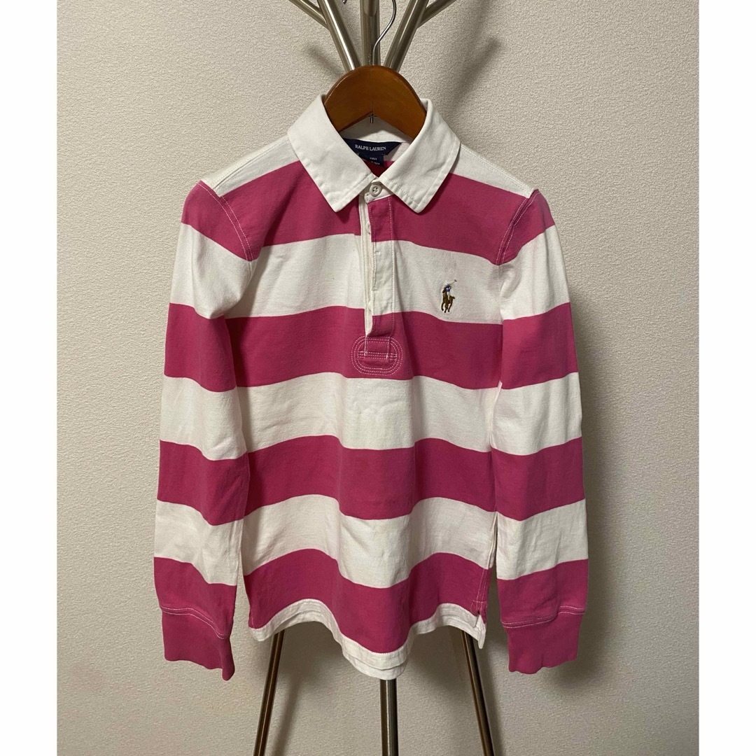 POLO RALPH LAUREN(ポロラルフローレン)のラルフローレン ラガーシャツ レディースS キッズXL RALPHLAUREN レディースのトップス(ポロシャツ)の商品写真