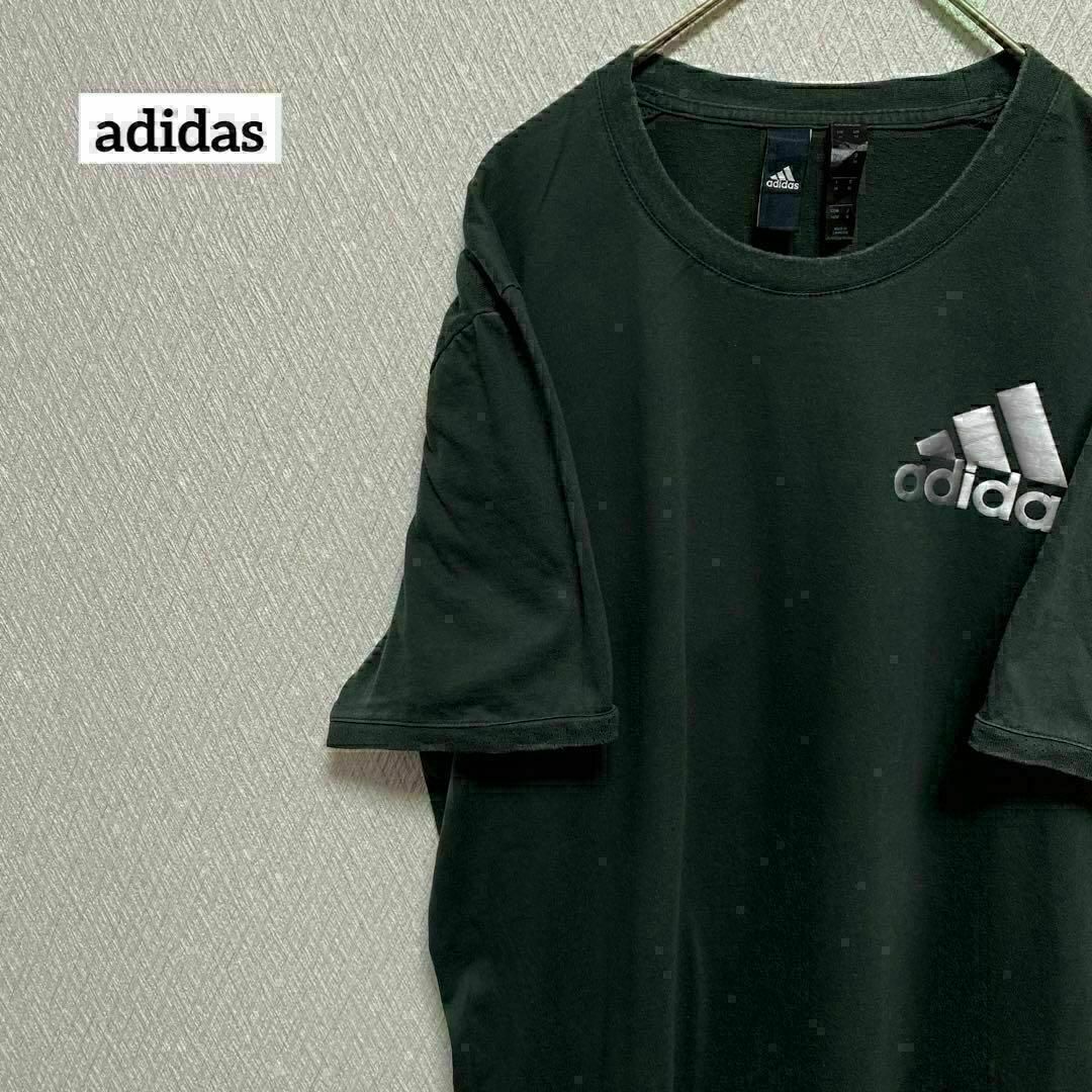 adidas(アディダス)のadidas アディダス Tシャツ 半袖 スポーツウェア ロゴ ワンポイント L メンズのトップス(Tシャツ/カットソー(半袖/袖なし))の商品写真