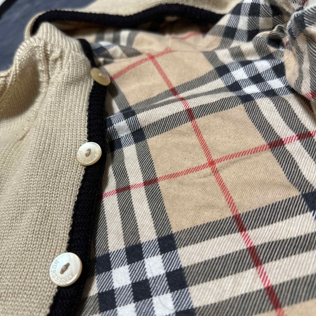 BURBERRY(バーバリー)のバーバリー　ベビーポンチョ 可愛い品 キッズ/ベビー/マタニティのベビー服(~85cm)(ジャケット/コート)の商品写真