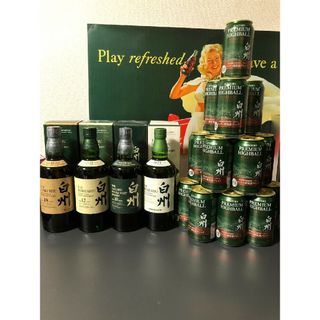 サントリー(サントリー)の【新品】白州NV ・シェリー樽原酒ブレンド・10年・12年・18年 19本セット(ウイスキー)