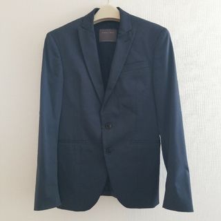 ザラ(ZARA)のZARA　ジャケット　メンズ　ネイビー(テーラードジャケット)