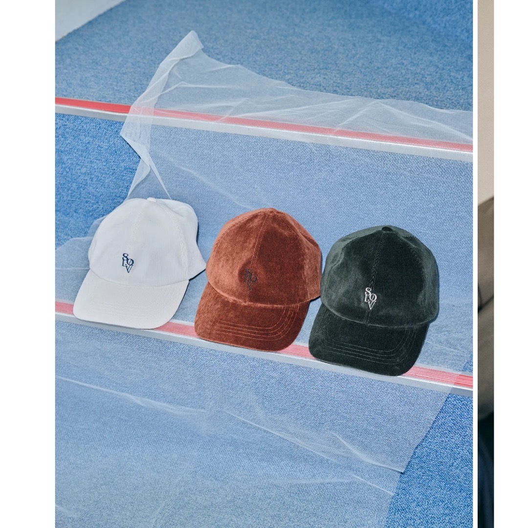 Ron Herman(ロンハーマン)のSOLOV  VELOUR BASEBALL CAP レディースの帽子(キャップ)の商品写真