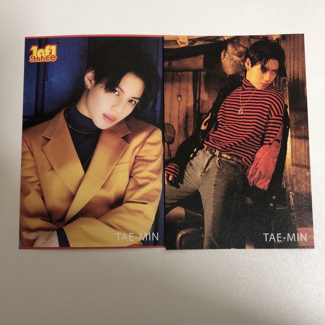 SHINee(シャイニー)のテミン  ポストカード　２枚セット エンタメ/ホビーのCD(K-POP/アジア)の商品写真