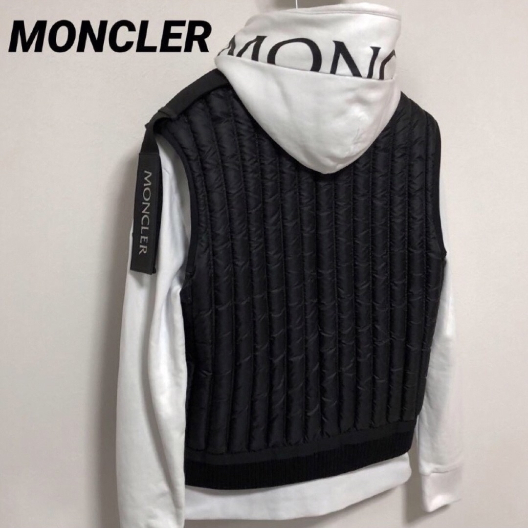 MONCLER(モンクレール)のモンクレール　SNOOK　クレイググリーン　薄手ダウンベスト　ブラック　国内正規 メンズのジャケット/アウター(ダウンベスト)の商品写真