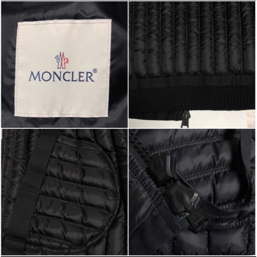 MONCLER(モンクレール)のモンクレール　SNOOK　クレイググリーン　薄手ダウンベスト　ブラック　国内正規 メンズのジャケット/アウター(ダウンベスト)の商品写真