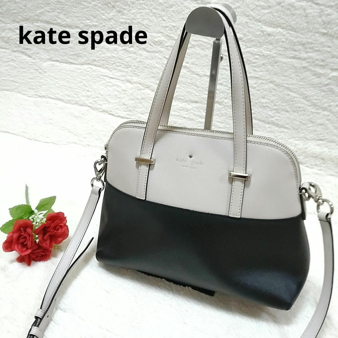 kate spade new york(ケイトスペードニューヨーク)のkate spade　ケイトスペード  ショルダーバッグ ハンドバッグ バイカラ レディースのバッグ(ハンドバッグ)の商品写真