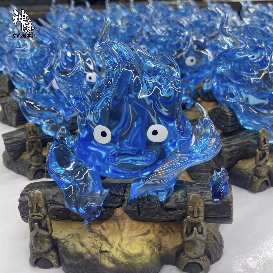 霍爾的移動城堡 カルシファー フィギュア ガレージキットGK完成 霍爾的移動城堡 カルシファー フィギュア ガレージキットGK完成