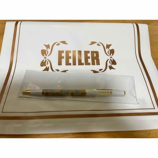 フェイラー(FEILER)のフェイラー　FEILER  ボールペン　非売品　ミモザソラーレ柄(ノベルティグッズ)