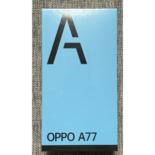 オッポ(OPPO)の新品　未開封　OPPO A77 ブラック 128GB(スマートフォン本体)