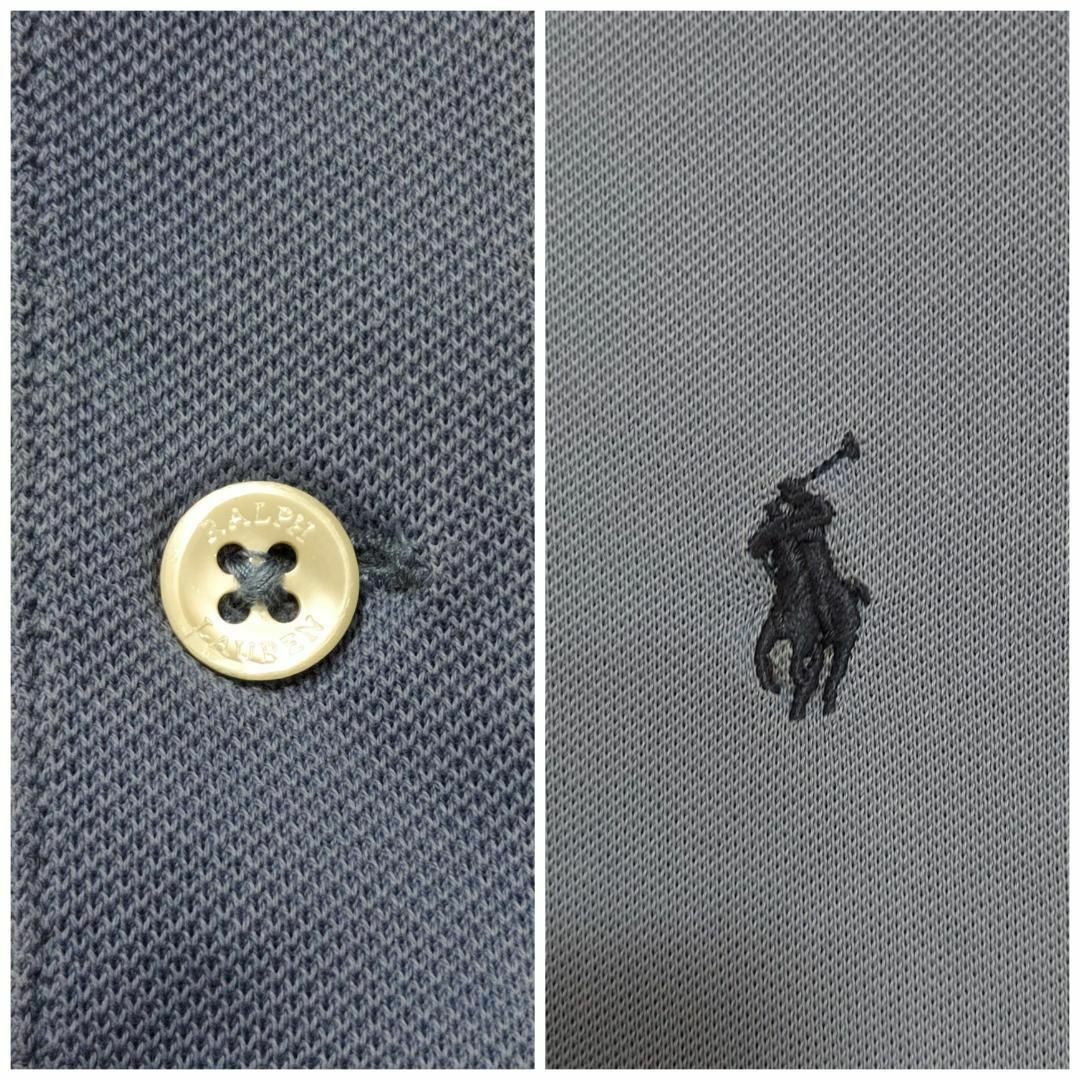 POLO RALPH LAUREN(ポロラルフローレン)のポロラルフローレン 鹿の子ポロシャツ 無地 4XL ブルー 青 紺 ポニー刺繍 メンズのトップス(ポロシャツ)の商品写真