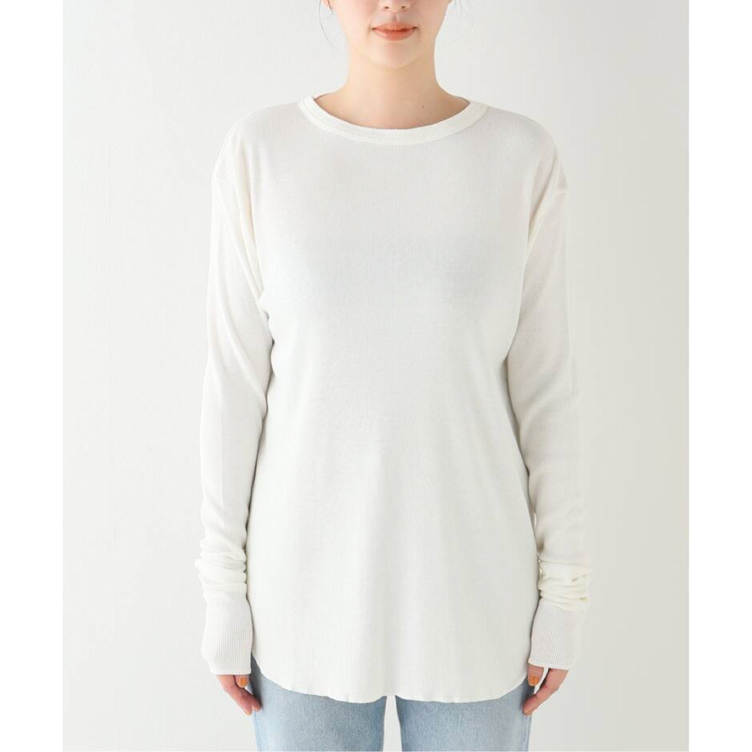 RIB LONGSLEEVE T-SHIRT（Tシャツ／カットソー）｜L'Appartement