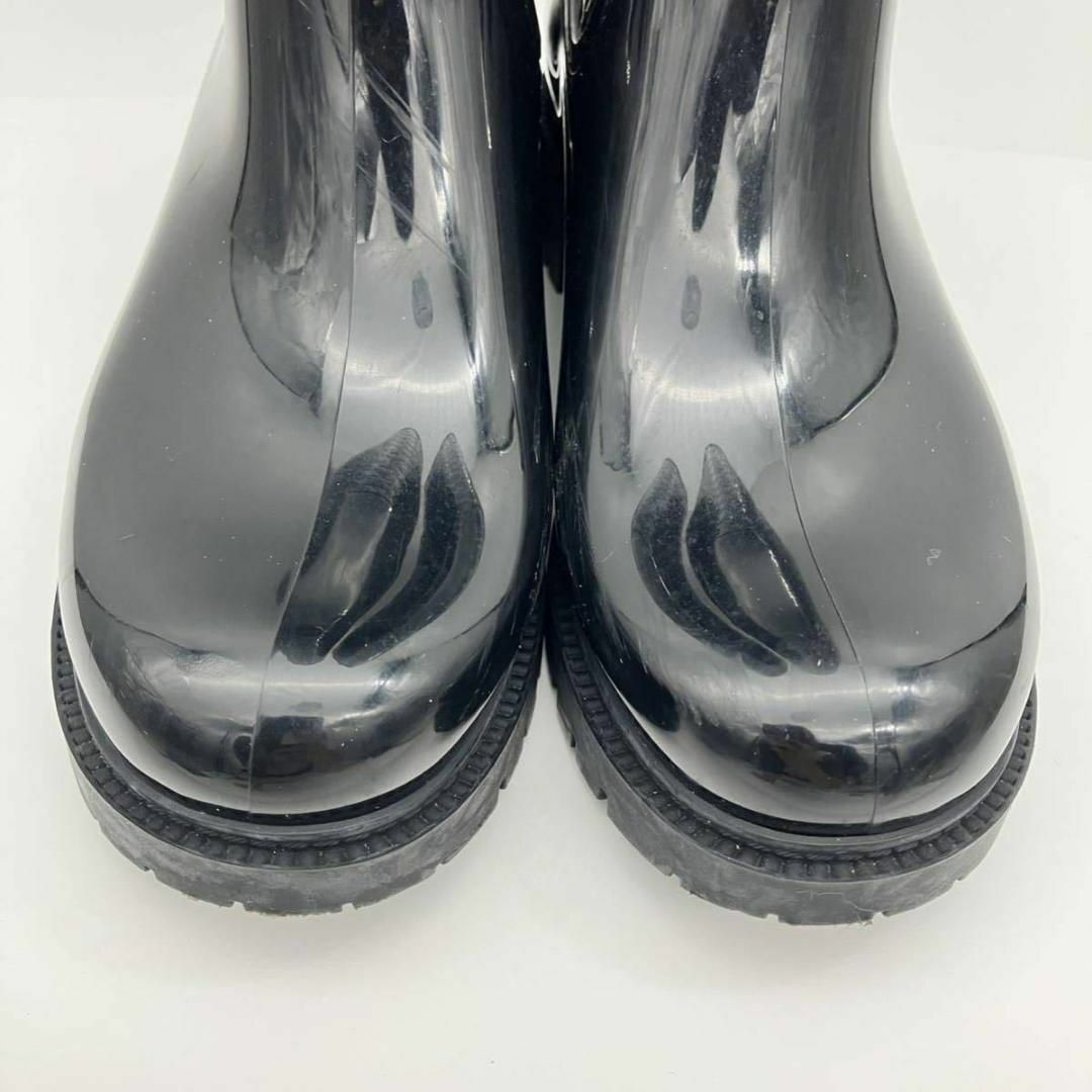 LOUIS VUITTON(ルイヴィトン)のルイヴィトン レインブーツ 黒 スプラッシュライン 37(23.5cm相当) レディースの靴/シューズ(レインブーツ/長靴)の商品写真