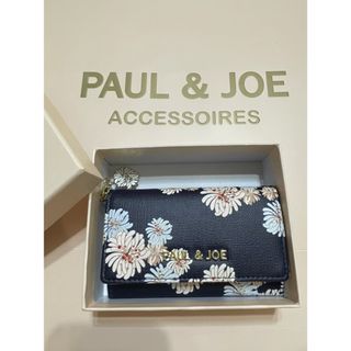 PAUL & JOE - 新品　ポール&ジョー　クリザンテーム   名刺入れ　カードケース　ネイビー