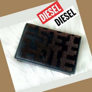 ディーゼル(DIESEL)のディーゼル DIESEL✪三つ折りウォレット コンパクトモノグラム✪現行品 美品(折り財布)