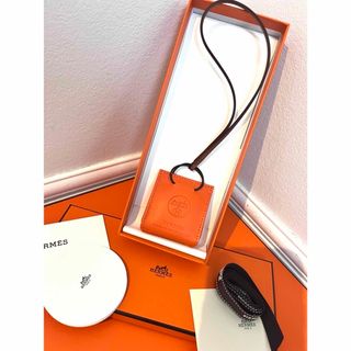 エルメス(Hermes)の新品2022年製 HERMES  エルメス サック・オランジュ バッグチャーム(キーホルダー)