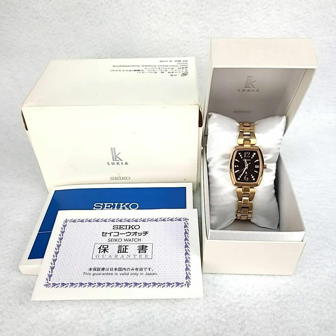 △極美品△SEIKO ルキア トノー デイト プラチナダイヤシールド