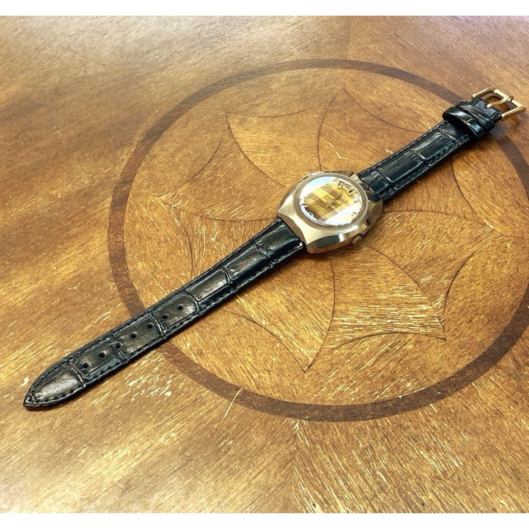 TECHNOS(テクノス)のテクノス　タイガー ボラゾン　デイト　自動巻き　メンズ腕時計　稼働品 メンズの時計(腕時計(アナログ))の商品写真