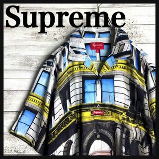 シュプリーム(Supreme)の8787【即完売モデル】シュプリーム☆総柄デザイン半袖シャツ　入手困難　美品(シャツ)