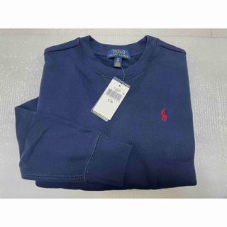 ポロラルフローレン(POLO RALPH LAUREN)の【新品】ラルフローレン コットンブレンドフリース スウェットシャツ　S(Tシャツ/カットソー)