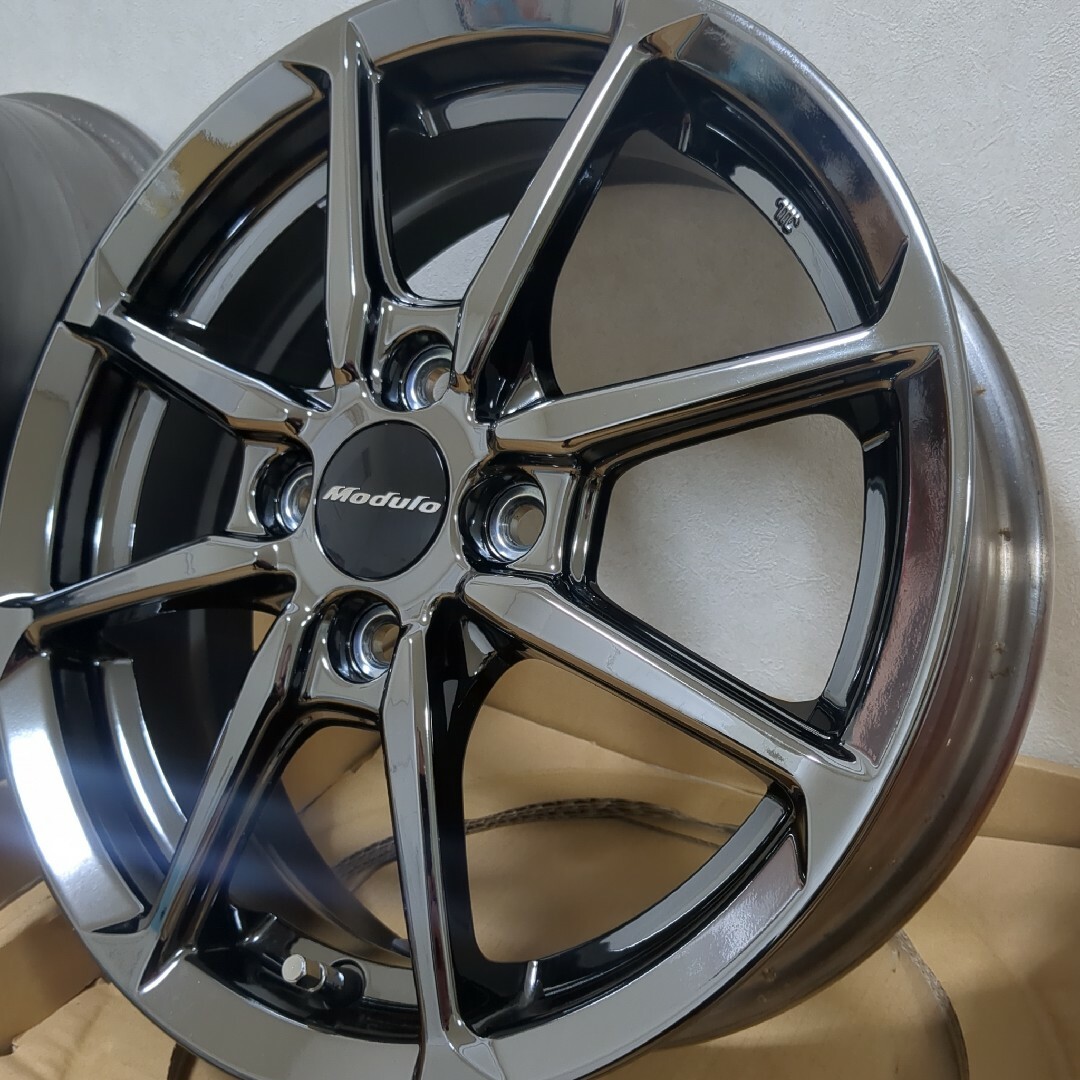 ホンダ - Honda S660 Moduloホイール ブラックスパッタリング 4本 ホンダ - Honda S660 Moduloホイール ブラックスパッタリング 4本