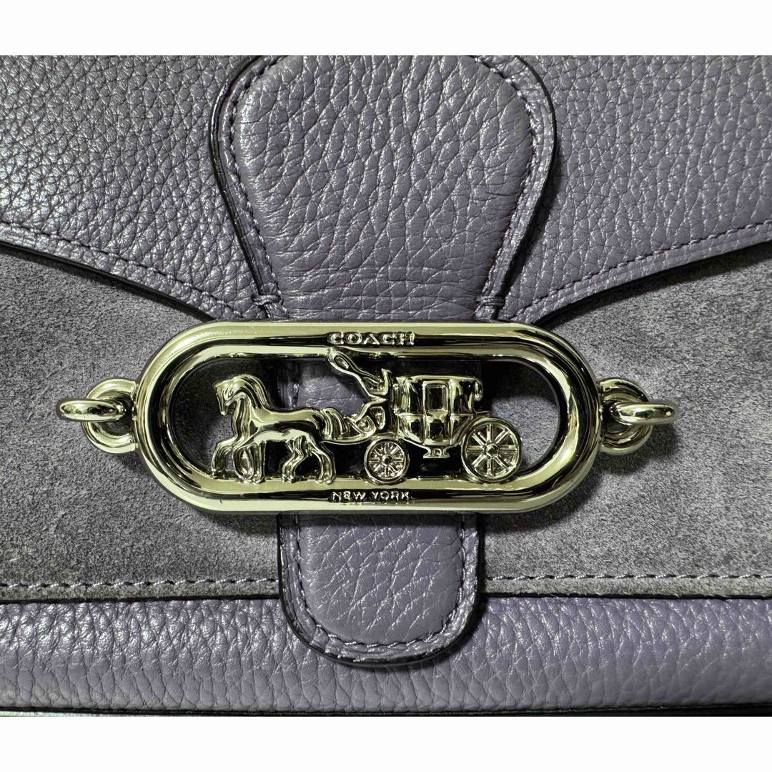 COACH(コーチ)の💜COACHショルダーバッグ(中古)💜 レディースのバッグ(ショルダーバッグ)の商品写真