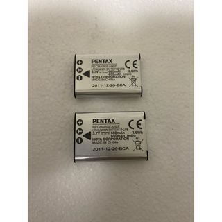 PENTAX D-LI78互換バッテリー新品 電池　2個セットricohリコー(バッテリー/充電器)