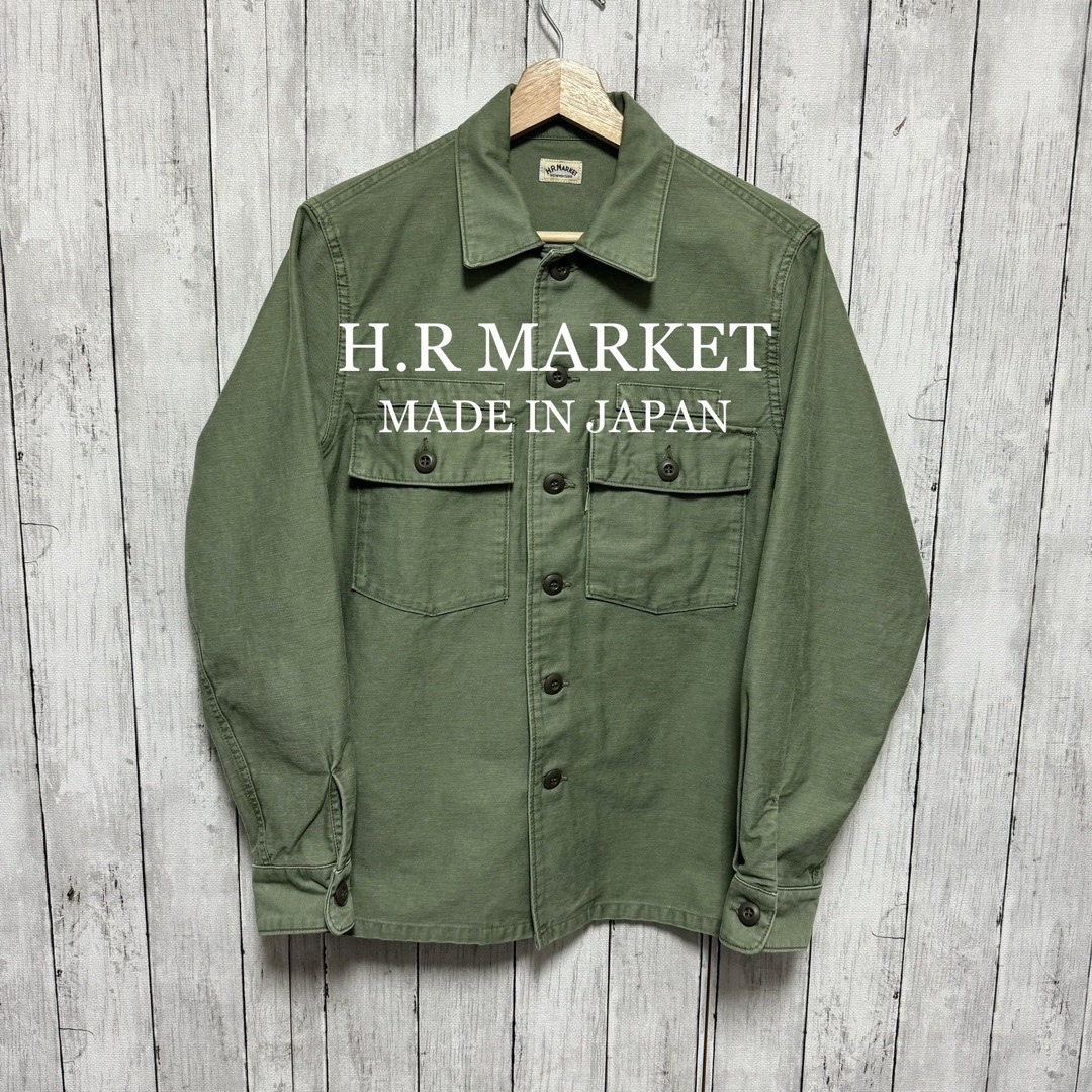 HOLLYWOOD RANCH MARKET - 美品！H.R MARKET ミリタリーシャツ ...