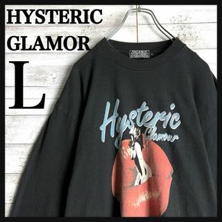 ヒステリックグラマー(HYSTERIC GLAMOUR)の9108【希少Lサイズ】ヒステリックグラマー☆ヒスガール長袖tシャツ　美品(Tシャツ/カットソー(七分/長袖))