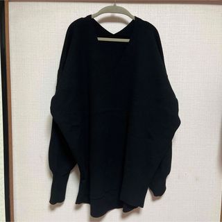 ルージュヴィフラクレ(Rouge vif la cle)のvネックシルキーニット(ニット/セーター)