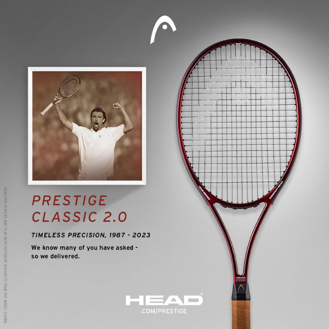 HEAD(ヘッド)の【極美品】Head Prestige Classic 2.0 G2 スポーツ/アウトドアのテニス(ラケット)の商品写真