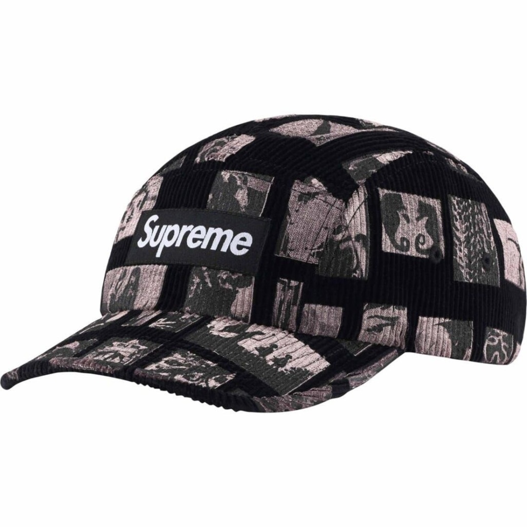 Supreme Weirdo Dave Corduroy Camp Cap黒